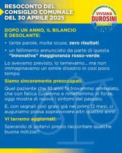 Bilancio del primo anno della GIUNTA FRANZONI. 6 5